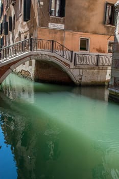 discovery of the city of Venice and its small canals and romantic alleys, Italy