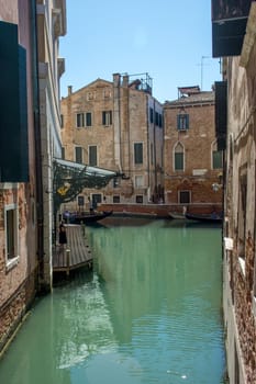 discovery of the city of Venice and its small canals and romantic alleys, Italy