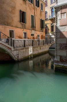 discovery of the city of Venice and its small canals and romantic alleys, Italy