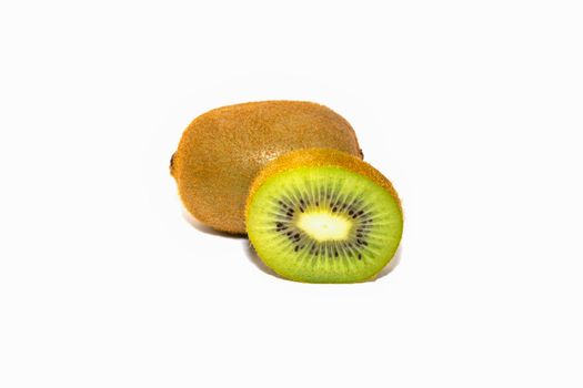 kiwi on a white background. isolate. macro. High quality photo