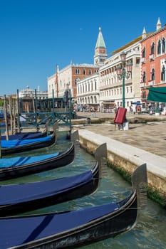 discovery of the city of Venice and its small canals and romantic alleys, Italy