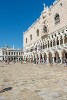 discovery of the city of Venice and its small canals and romantic alleys, Italy
