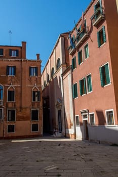 discovery of the city of Venice and its small canals and romantic alleys, Italy