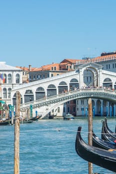 discovery of the city of Venice and its small canals and romantic alleys, Italy