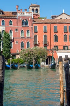 discovery of the city of Venice and its small canals and romantic alleys, Italy