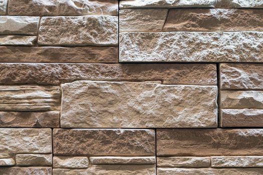 masonry wall paving stones as a background close up