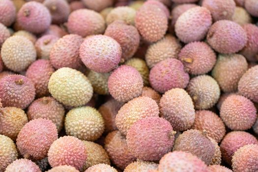 lychee fruit close-up for the whole frame. High quality photo