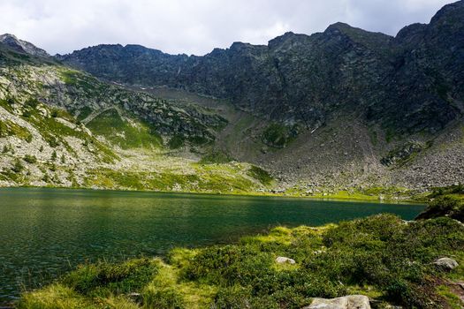 Lago di Mognola in the Ticino alps nera Fusio, Val Lavizzara, Switzerland