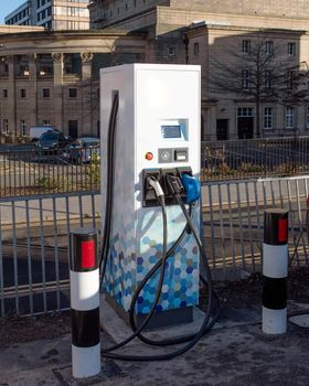 Parking for electric vehicles in city