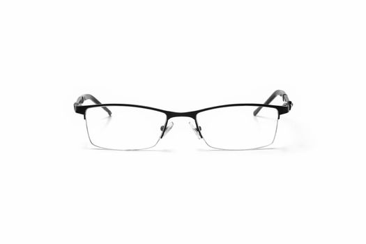 glasses for vision on a white background isolate macro. High quality photo