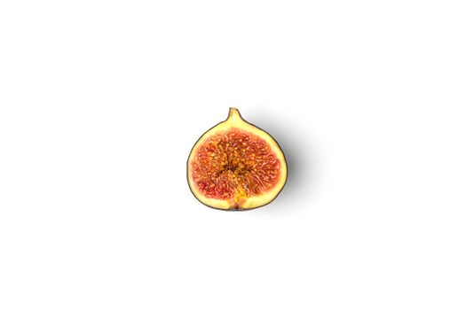 figs on a white background close-up. isolate. High quality photo