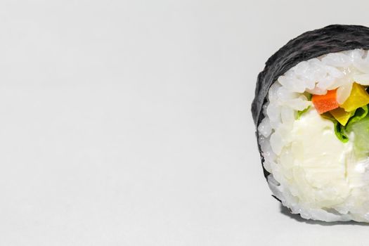 sushi on a white background close up. High quality photo