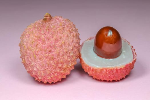 lychee fruit on the background of close-up macro . High quality photo