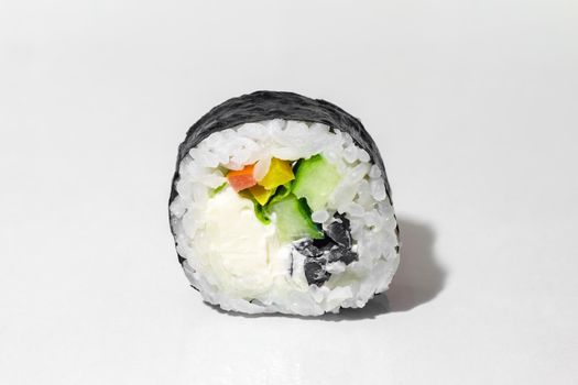 sushi on a white background close up. High quality photo