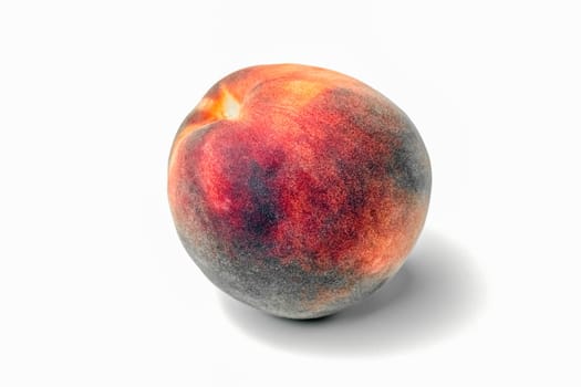 peach on a white background close-up. isolate. High quality photo