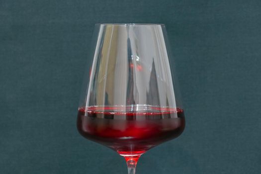 wine glass on a black background macro. High quality photo