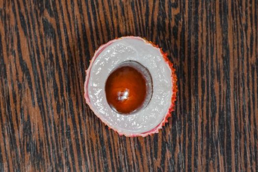 lychee fruit on the background of close-up macro . High quality photo