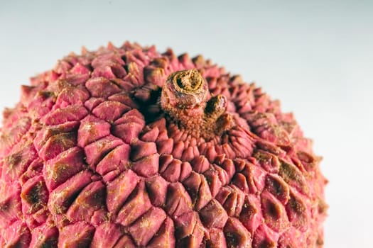 lychee fruit close-up on an isolated background. High quality photo