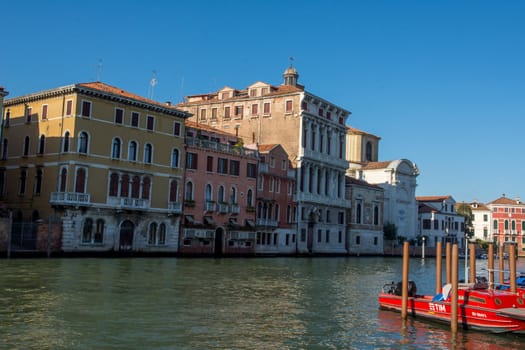 discovery of the city of Venice and its small canals and romantic alleys, Italy