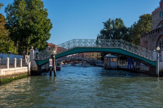 discovery of the city of Venice and its small canals and romantic alleys, Italy