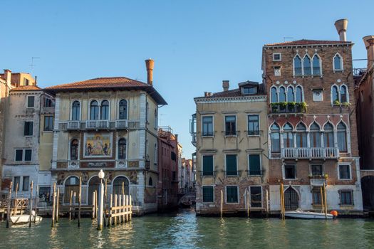 discovery of the city of Venice and its small canals and romantic alleys, Italy