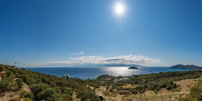 beautiful beaches of Greece in summer 