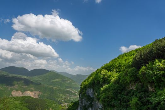 landscape from Bulgaria,mountain Rila in spring