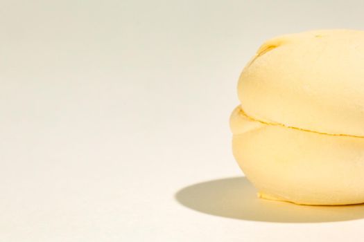 multi-colored marshmallow on the background of a close-up macro. High quality photo