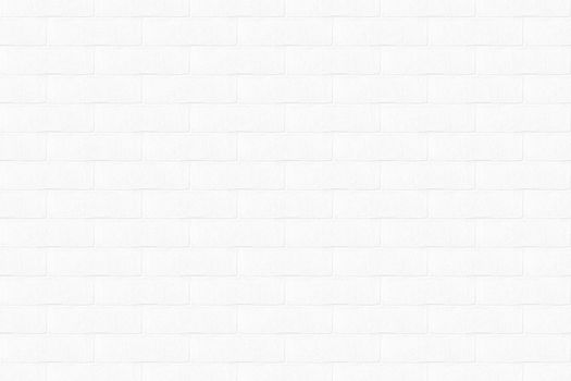 White brick wall detailed pattern textured background.Texture or background