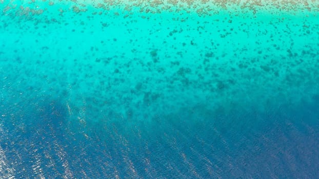 Turquoise sea water for background. Transparent turquoise sea water, natural background. Summer and travel vacation concept.