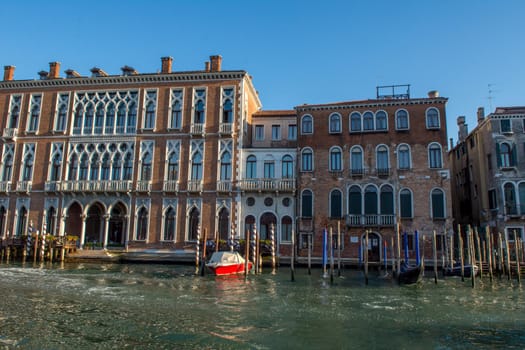 discovery of the city of Venice and its small canals and romantic alleys, Italy