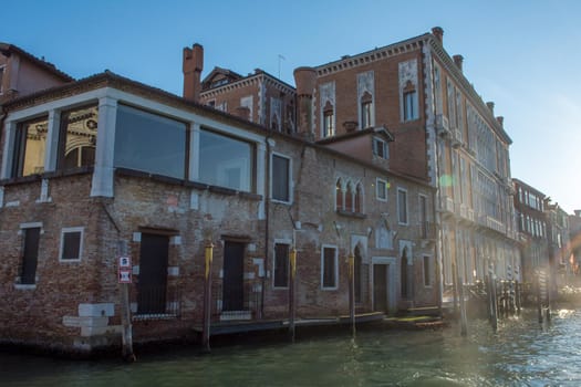 discovery of the city of Venice and its small canals and romantic alleys, Italy