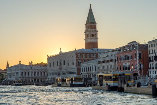 discovery of the city of Venice and its small canals and romantic alleys, Italy