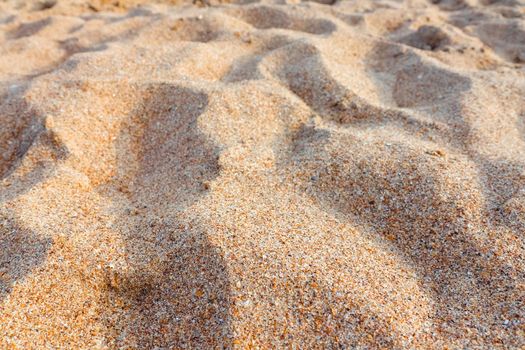Sand on the beach as background. Dune sand. High quality photo
