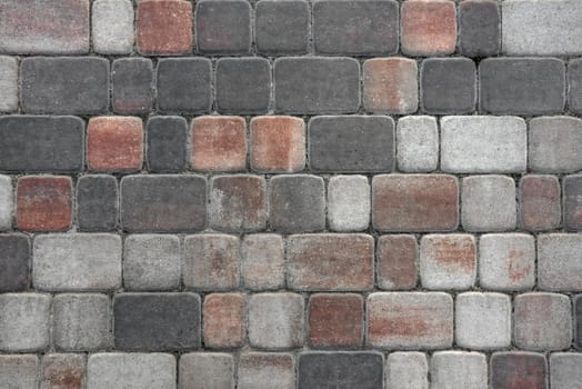 masonry wall paving stones as a background close up. High quality photo