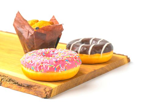 donut donuts on a white background close-up. isolate. High quality photo