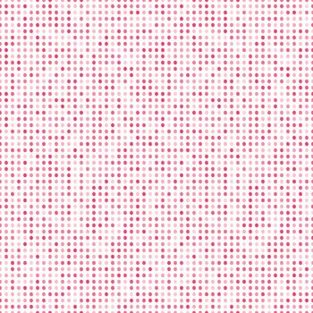 Abstract fashion polka dots background. White seamless pattern with pink gradient circles. Template design for invitation, poster, card, flyer, banner, textile, fabric