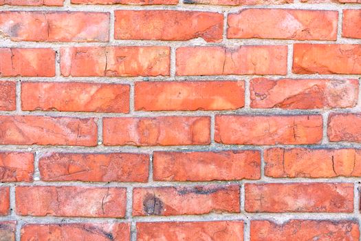 brick wall close-up as background. the texture of the brick. High quality photo