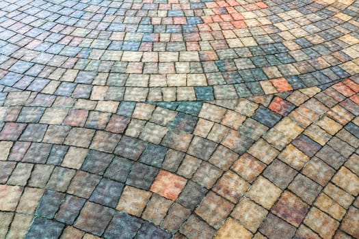 masonry wall paving stones as a background close up. High quality photo