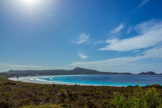 Overlooking The Lucky Bay in Cape Le Grand National Park in the Esperance region, Australia
