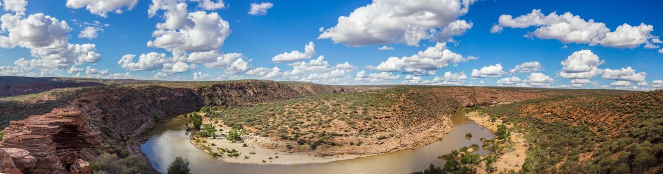 Stunning Kalbarri National Park with sandstone, vegetation and scenic gorge views in Western Australia Kalbarri: Winding Gorge Kalbarri National Park