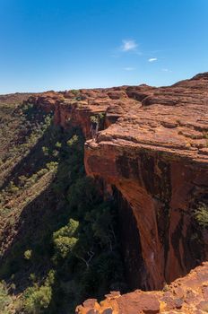 view into a canyon, Watarrka National Park, Northern Territory