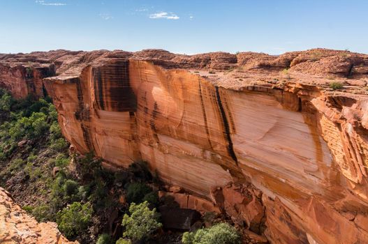 view of the a Canyons wall, Watarrka National Park, Northern Territory