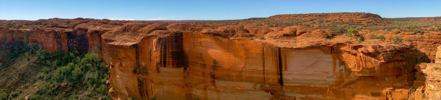view of the a Canyons wall, Watarrka National Park, Northern Territory