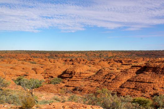 view of the a Canyons wall, Watarrka National Park, Northern Territory