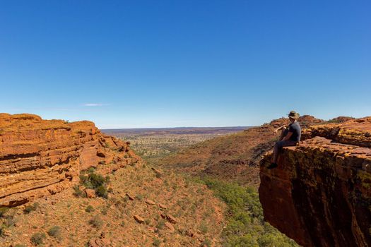 view into the Kings Canyon, Watarrka National Park, Northern Territory