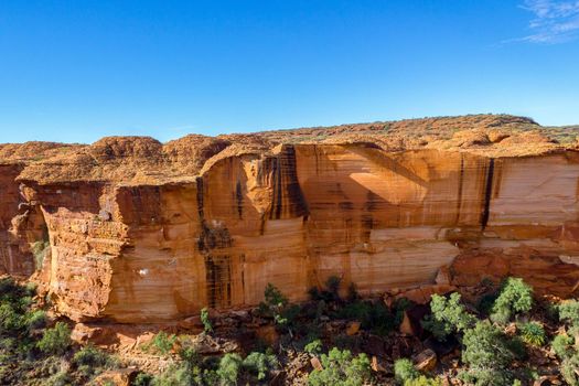 view of the a Canyons wall, Watarrka National Park, Northern Territory