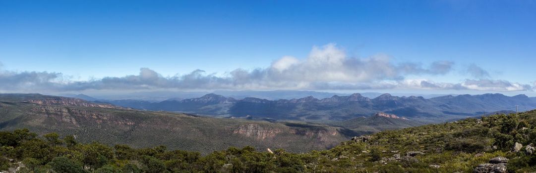 panorama View from Mountt William, Grampians National Park, Victoria, Australia