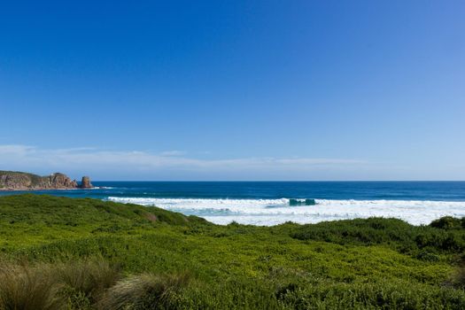 Kap Woolamai Strand und ein sonnigen Tag, Phillip Island, Victoria