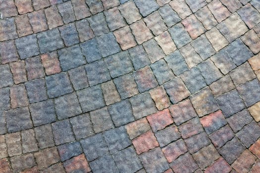 masonry wall paving stones as a background close up. High quality photo